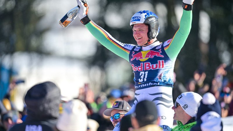 Thomas Dreßen: Prickelnder Abtritt in Kitzbühel - die Bilder