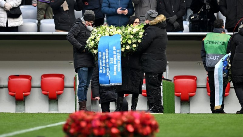Die Gedenkfeier für Franz Beckenbauer in Bildern