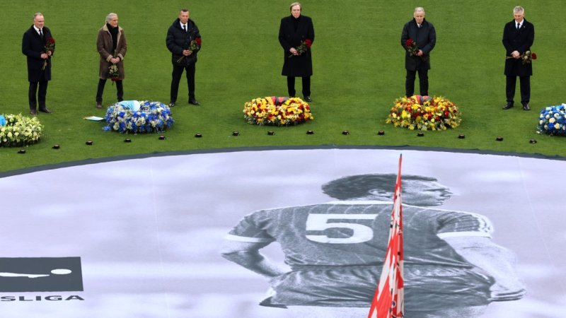 Die Gedenkfeier für Franz Beckenbauer in Bildern