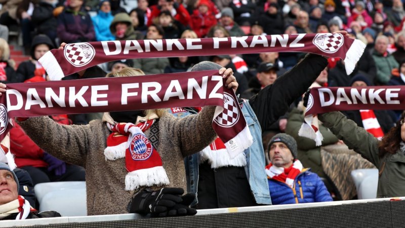 Die Gedenkfeier für Franz Beckenbauer in Bildern