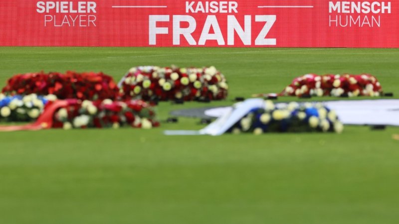 Die Gedenkfeier für Franz Beckenbauer in Bildern