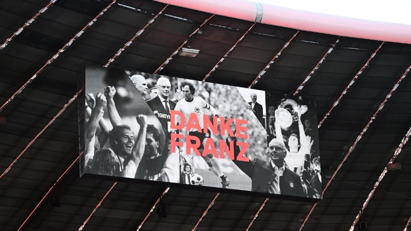 Die Gedenkfeier für Franz Beckenbauer in Bildern