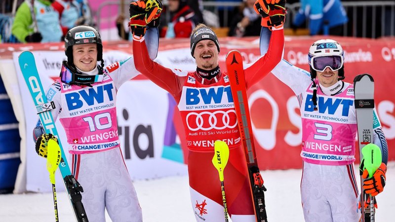 Die nächste Show! Feller rockt auch das Lauberhorn