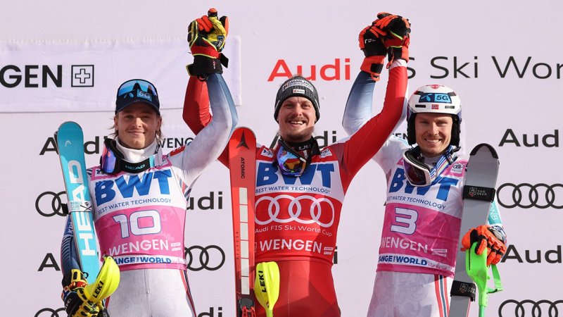 Die nächste Show! Feller rockt auch das Lauberhorn