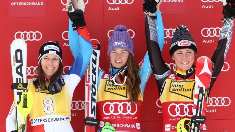 Ho, ho, Holdener: Best Pics vom Leben am Weltcup-Podest