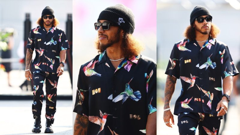 Best of: Die ausgefallensten Outfits von Lewis Hamilton