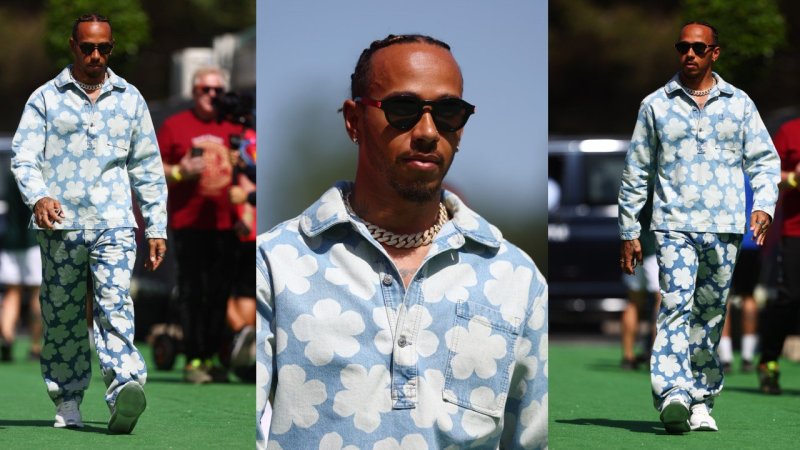 Best of: Die ausgefallensten Outfits von Lewis Hamilton