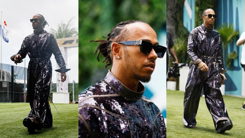 Best of: Die ausgefallensten Outfits von Lewis Hamilton