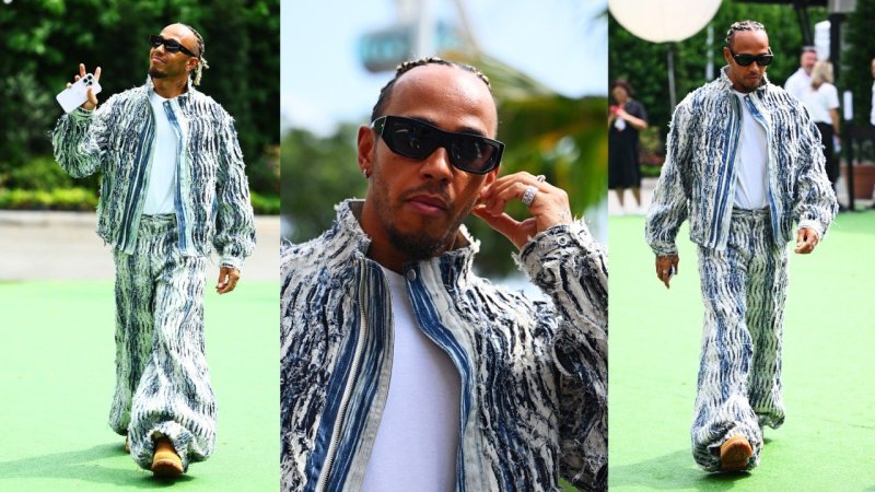 Best of: Die ausgefallensten Outfits von Lewis Hamilton