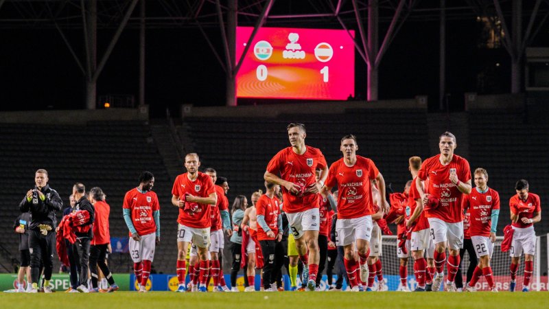 So schön jubelt das ÖFB-Team über die geschaffte EM-Quali