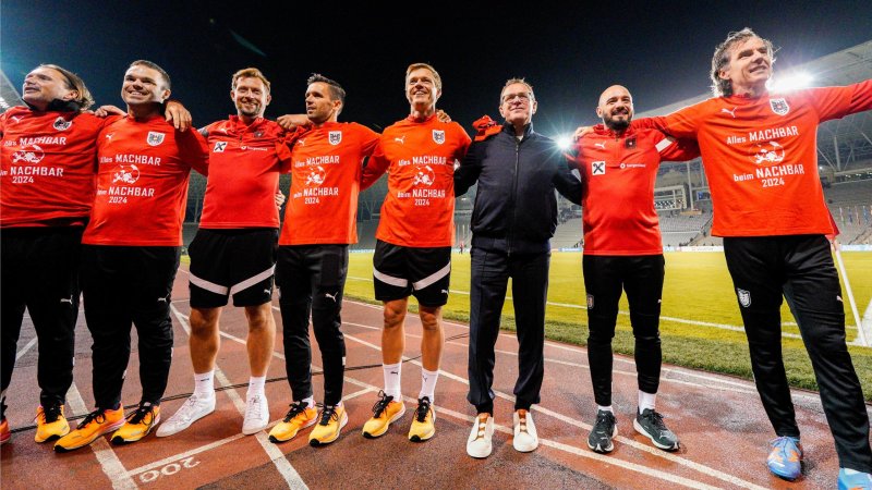 So schön jubelt das ÖFB-Team über die geschaffte EM-Quali