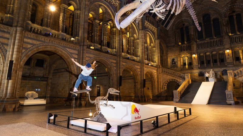 Naturgeschichte meets Trendsport - Skate-Bilder im Museum