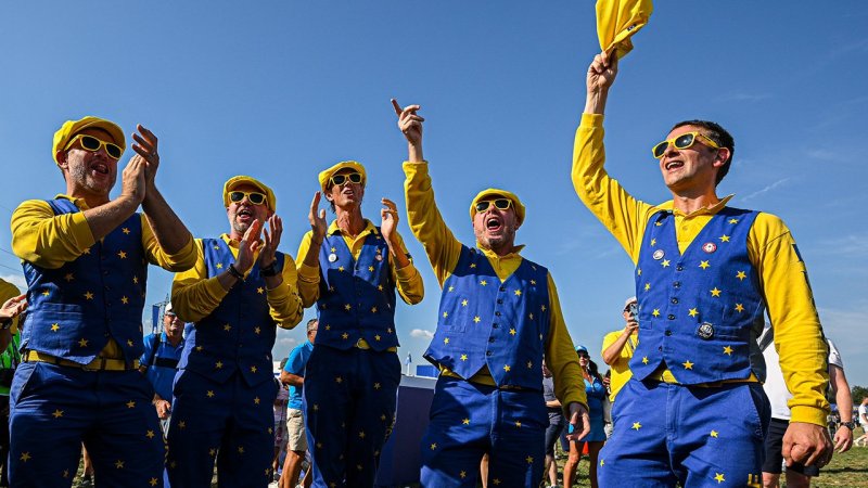 So bunt ist der Ryder Cup in Rom - die besten Fan-Pics