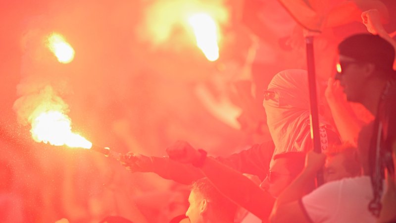 Tolle Pyro-Szenen aus Österreich