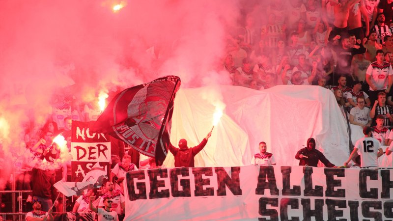 Tolle Pyro-Szenen aus Österreich