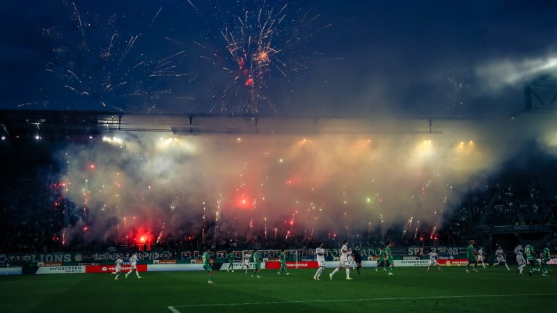 Tolle Pyro-Szenen aus Österreich