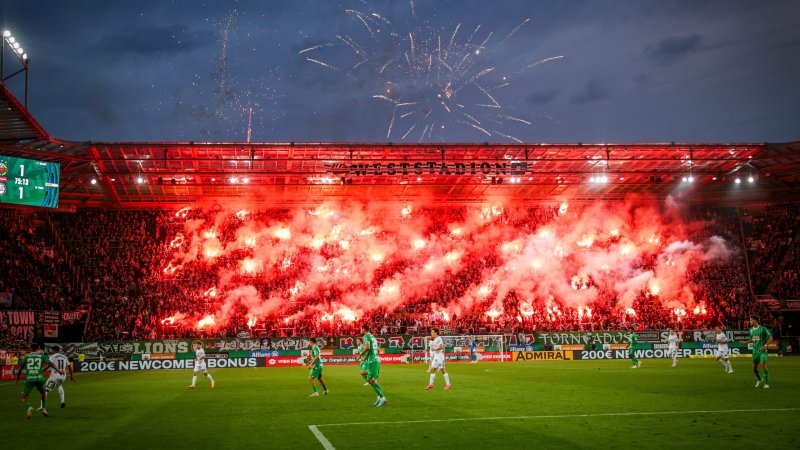 Tolle Pyro-Szenen aus Österreich