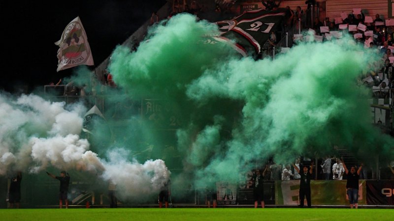 Tolle Pyro-Szenen aus Österreich