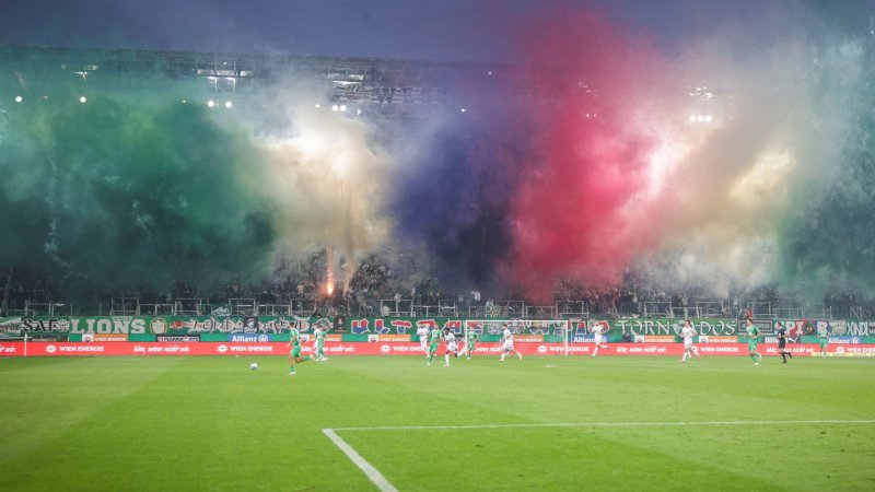 Rapid-Ultras feiern ihren 35. Geburtstag