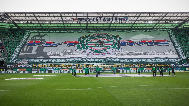 Rapid-Ultras feiern ihren 35. Geburtstag