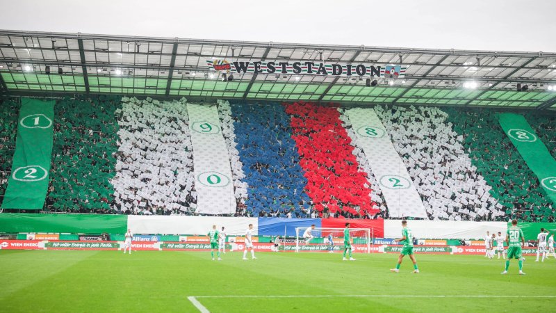 Rapid-Ultras feiern ihren 35. Geburtstag