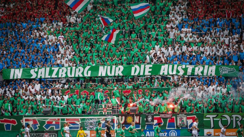 Rapid-Ultras feiern ihren 35. Geburtstag