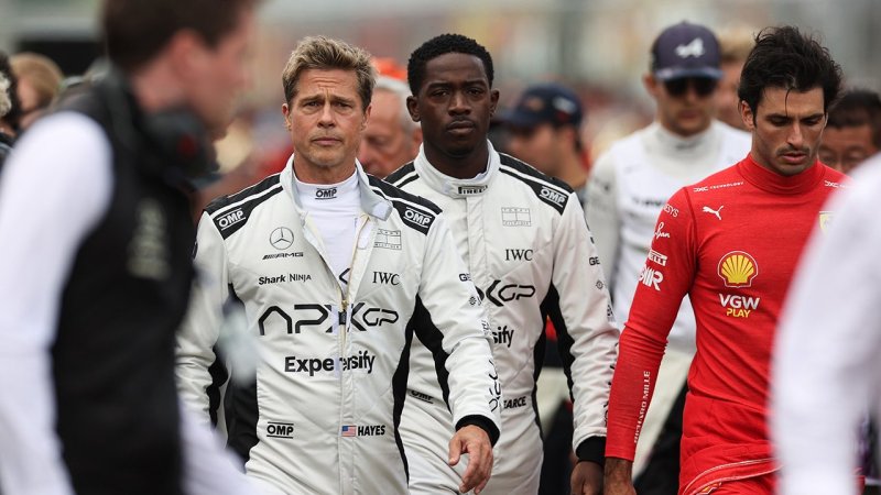 Brad Pitt & Co. - die Promis beim Silverstone-GP 2023