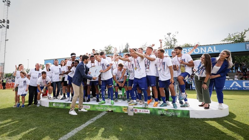 Meister! So feiert Blau-Weiß Linz den Bundesliga-Aufstieg
