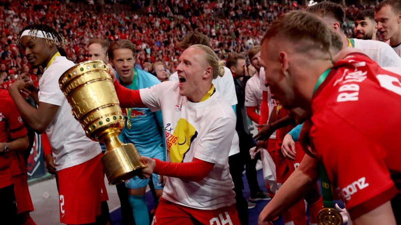 Bilder! So feiert Leipzig die Pokal-Titelverteidigung