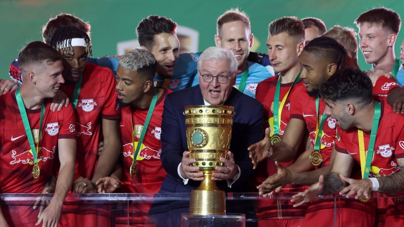 Bilder! So feiert Leipzig die Pokal-Titelverteidigung