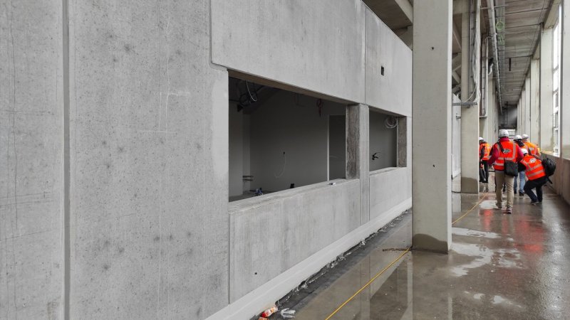 Das neue Donauparkstadion: Ein Blick hinter die Kulissen