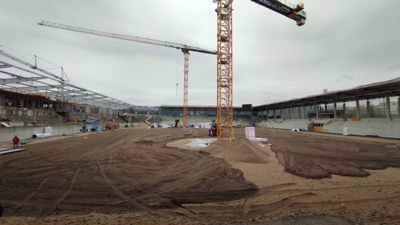 Das neue Donauparkstadion: Ein Blick hinter die Kulissen
