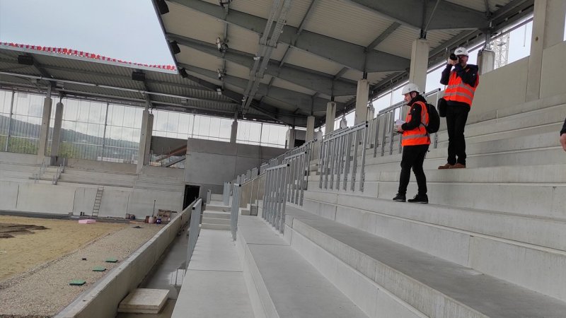 Das neue Donauparkstadion: Ein Blick hinter die Kulissen