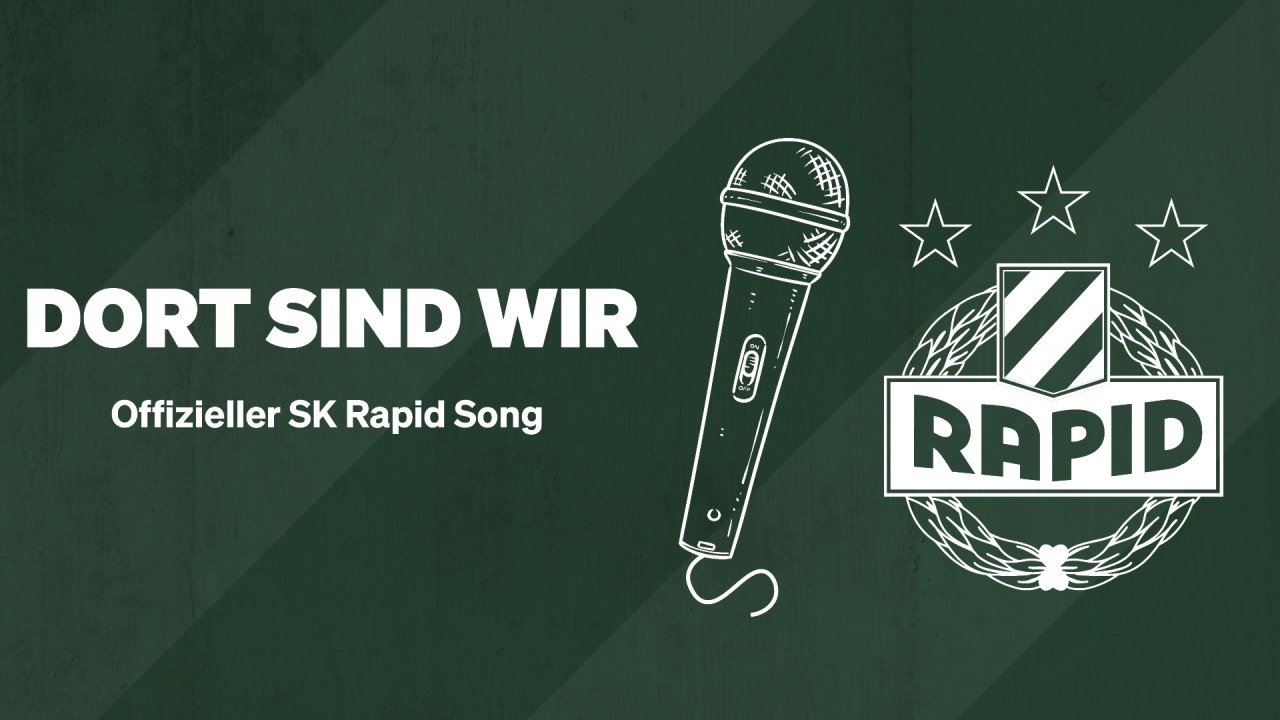 "Dort sind wir" - SK Rapid präsentiert neuen Song