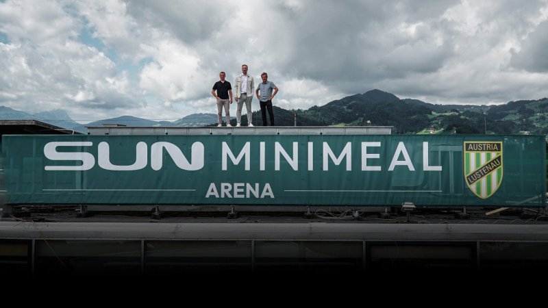 Neuer Sponsor: Lustenaus Reichshofstadion umbenannt