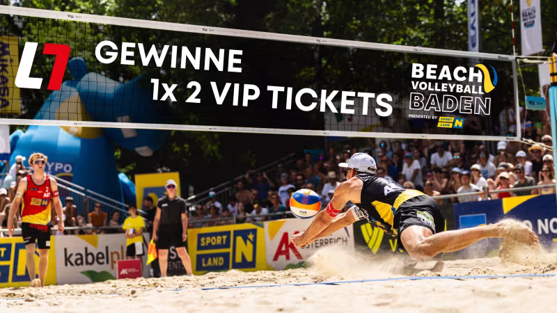 GEWINNSPIEL: VIP Tickets für die <a href='/de/daten/news/beachvolleyball/' class='tag'>Beachvolleyball</a> Challenge Baden