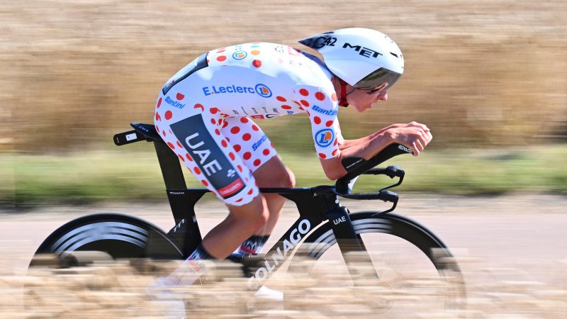 Tadej Pogacar baut Tour-Führung im Bergzeitfahren weiter aus