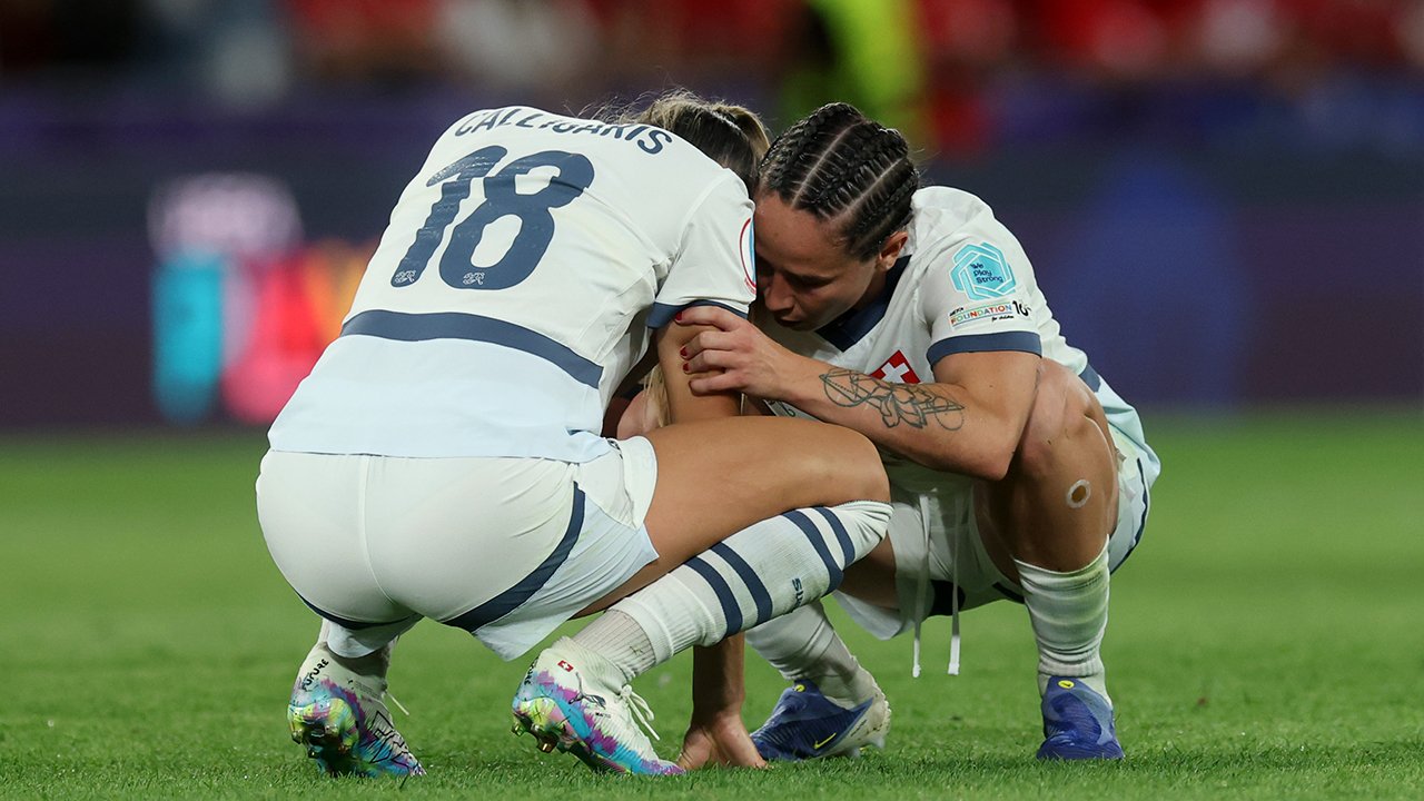 "Hätten mehr geben wollen" - Schweiz nach EM-Aus am Boden