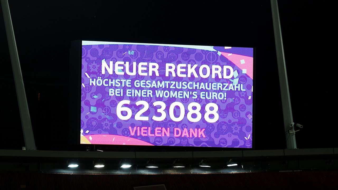 Schon vor dem Finale: Neuer Zuschauerrekord bei Frauen-EM