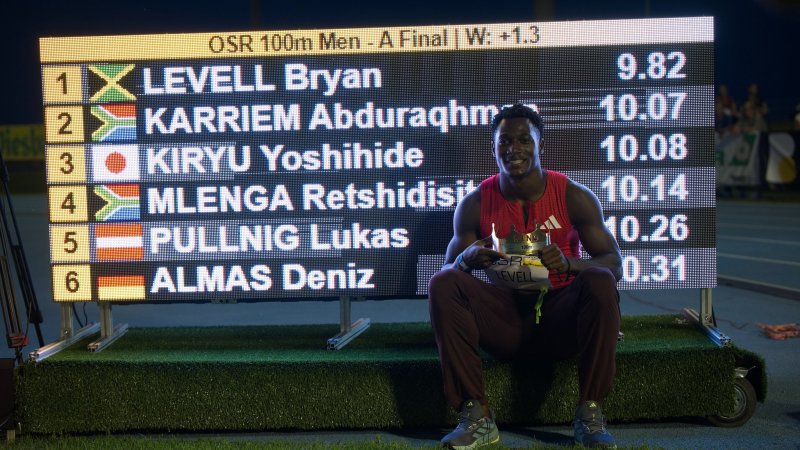 Jamaikaner läuft schnellste Zeit jemals in Österreich