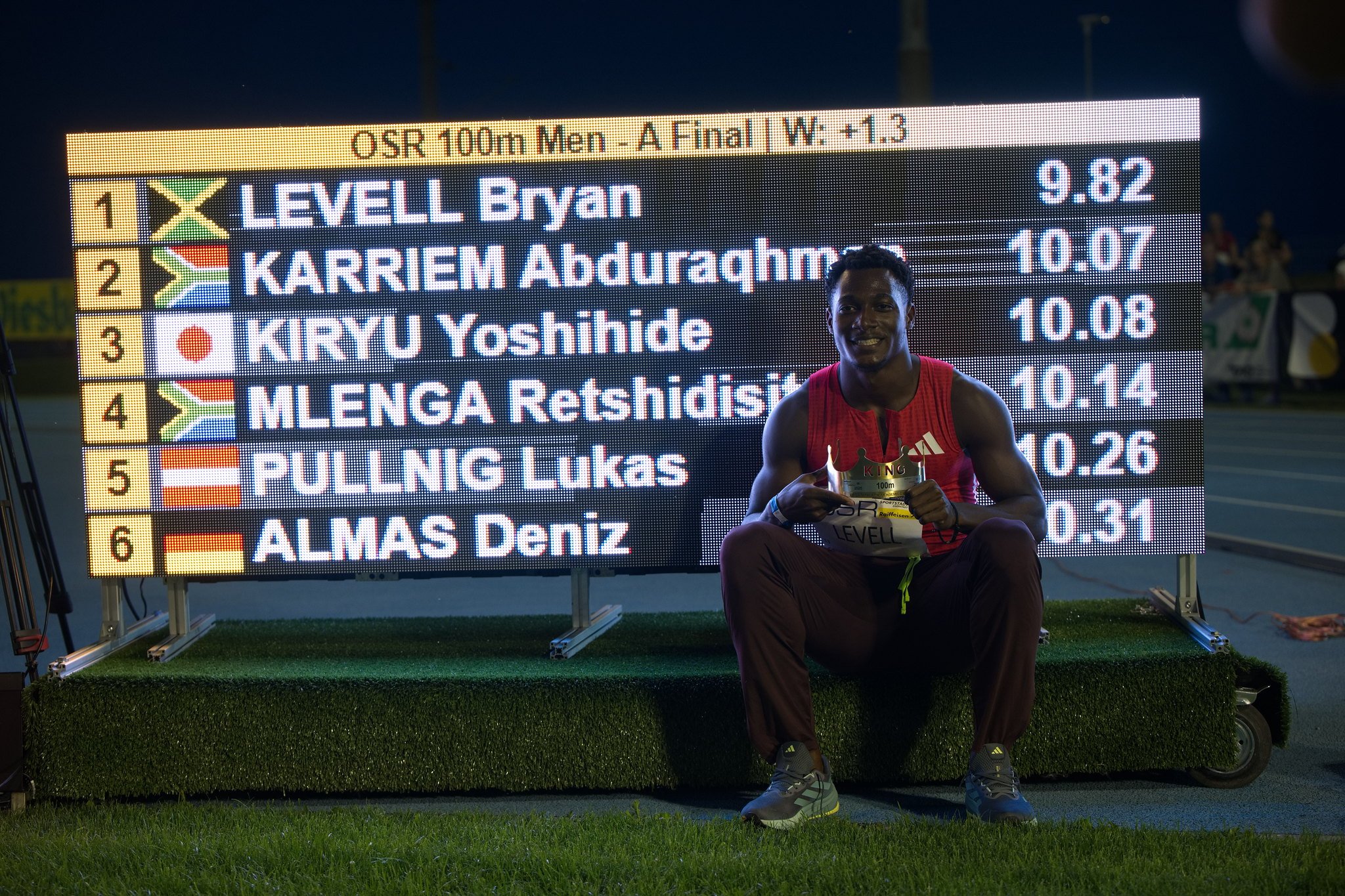 Jamaikaner läuft schnellste Zeit jemals in Österreich