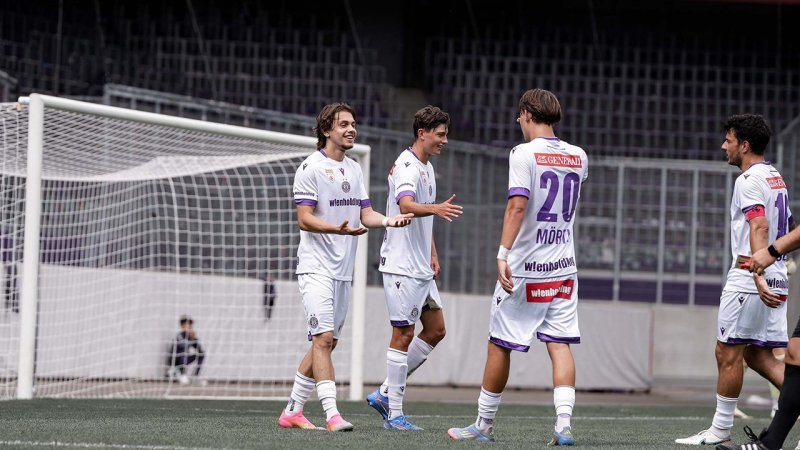 Perfekte Generalprobe: Young Violets besiegen Arsenal U21