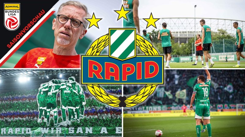 SK Rapid: Neuer Trainer, neue Offensive, keine Kampfansagen
