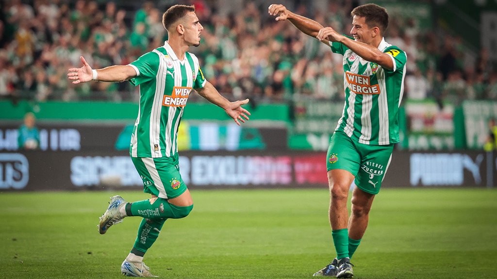 Fünfmal Alu: Rapid nimmt erste Quali-Hürde trotzdem locker