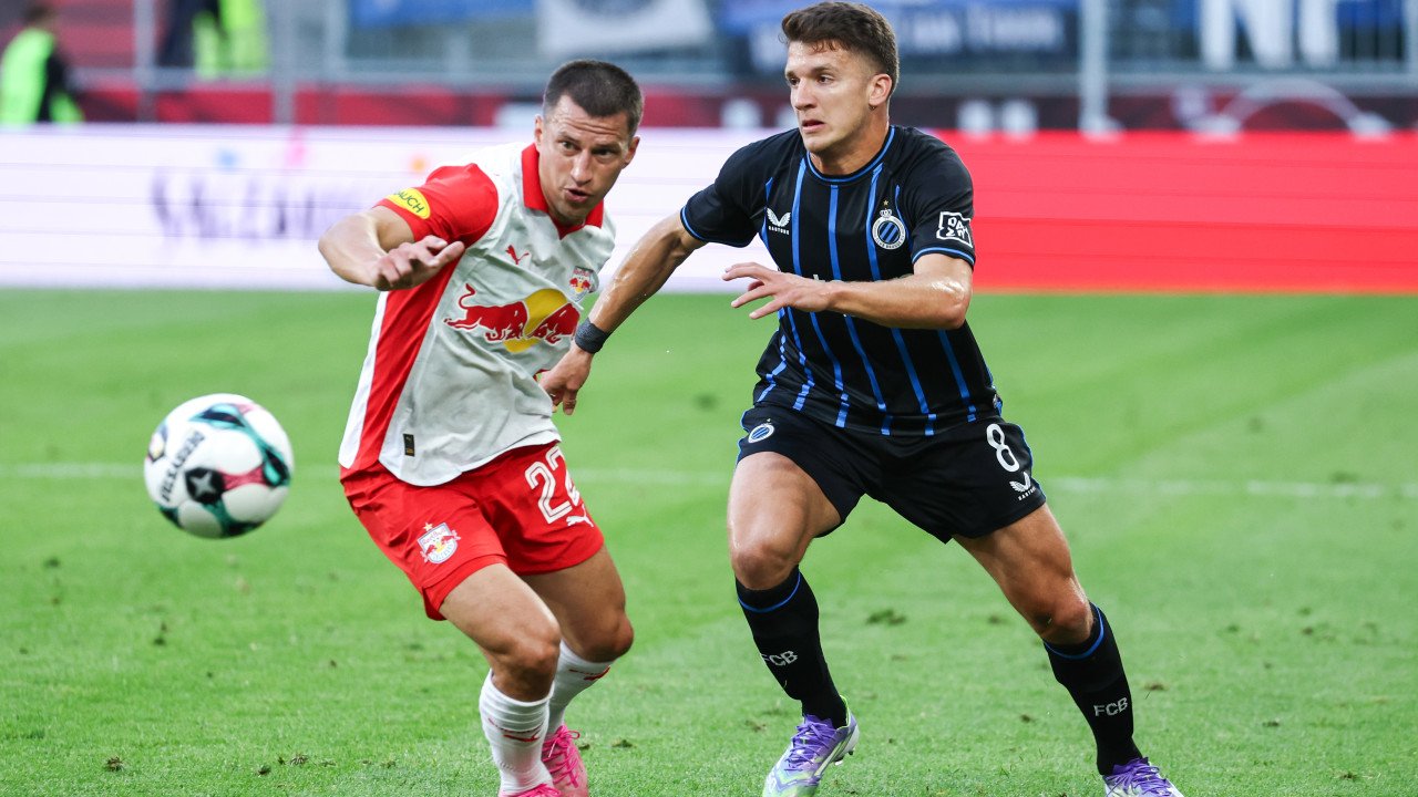 Salzburg unterliegt Brügge im CL-Quali-Hinspiel