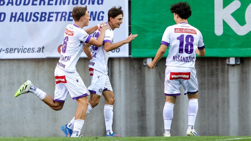 Standard-Fest: Young Violets feiern Sieg in Klagenfurt