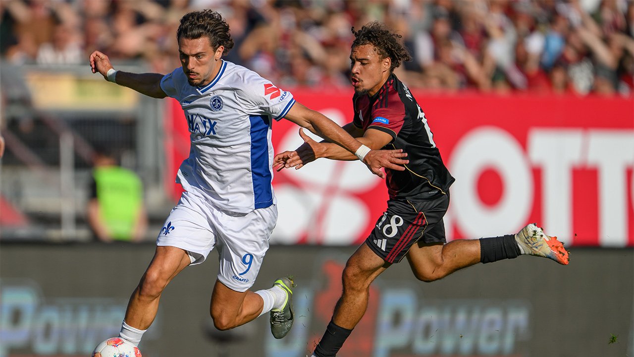 Darmstadt bezwingt Nürnberg in allerletzter Sekunde