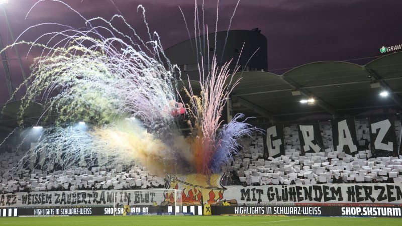 Sturm vs. Rapid: Die besten Fan-Bilder