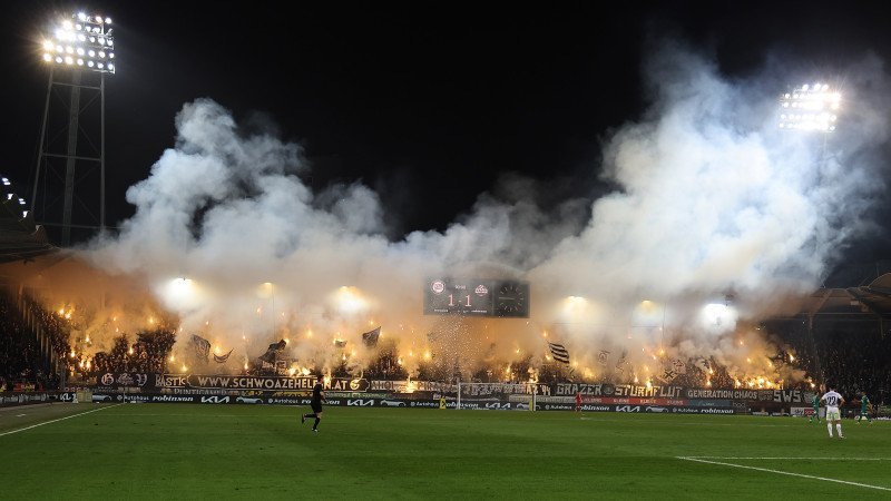 Sturm vs. Rapid: Die besten Fan-Bilder