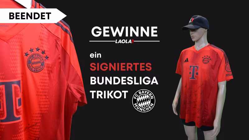 GEWINNSPIEL: Signiertes Bayern-Trikot!